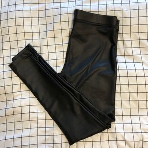EXPRESS FAUX LEATHER LEGGINGS